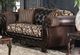 Furniture of America® Quirino 2-Piece Light Brown/Dark Brown Sofa and Loveseat Set-2