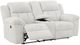Signature Design by Ashley® Frohn Snow Manual Double Reclining Loveseat with Console-0