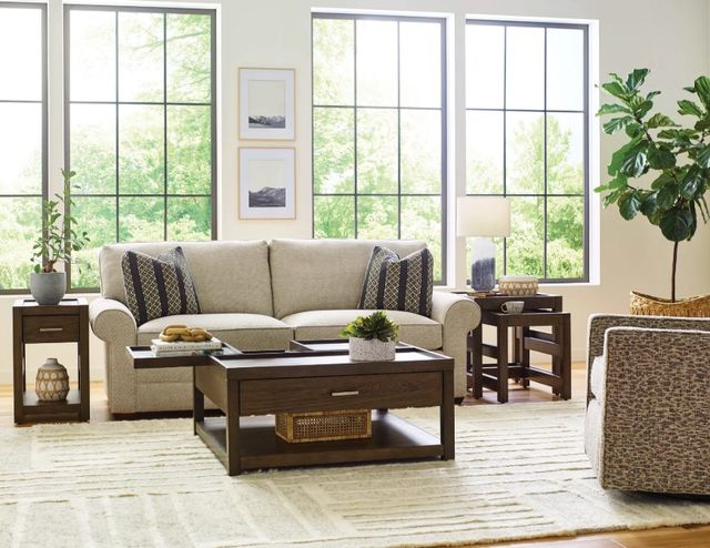 Hammary® Nyles Cocoa Square Lift Top Coffee Table-1
