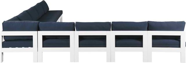 Meridian Furniture Nizuc 9-Piece Navy Outdoor Patio Modular Sectional Set-1