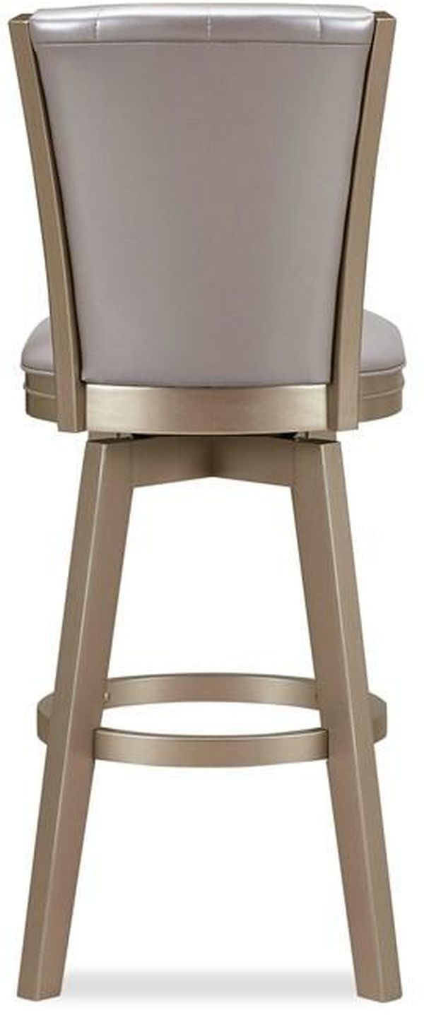 New Classic® Home Furnishings Jazz Pearl 30" Swivel Bar Stool-2