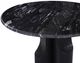 ACME Furniture Kinton Natural Marble Top Round Dining Table with Black Mercana Base-4