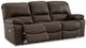 Signature Design by Ashley® Leesworth Dark Brown Power Sofa-1