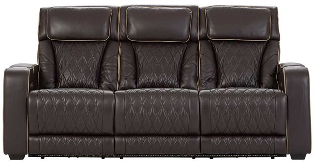 Hughes Furniture® 83608 Berkshire Brunette Power Reclining Sofa-0