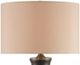 Currey & Company Roark Beige/Matte Black Table Lamp-1