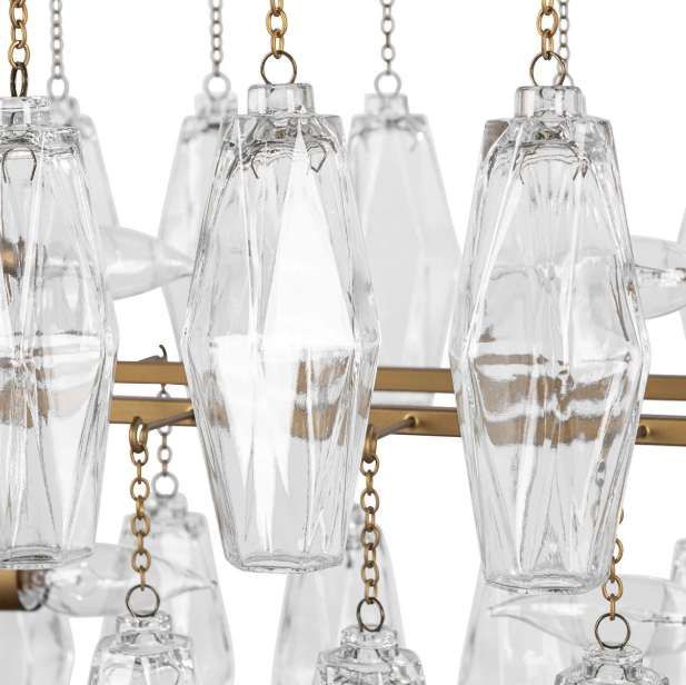 Classic Home Tressia Brass Chandelier-4