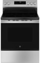 GE® 500 Series 30" Stainless Steel Freestanding Electric Range with Crisp Mode-0