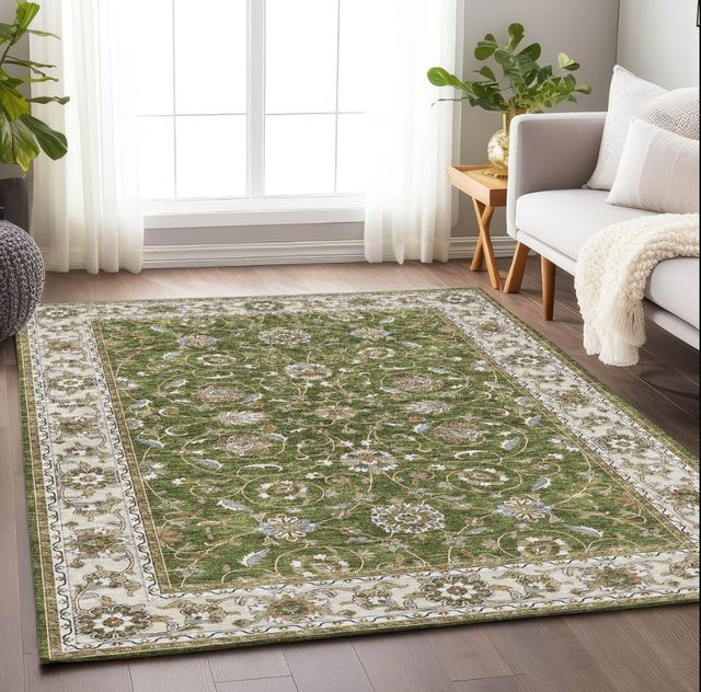 Dalyn™ Rug Company Hatay HY1 Olive 5'x8' Area Rug-4