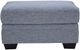 Benchcraft® Carissa Manor Denim Ottoman-1