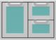 Hestan® AGSDR Series 30” Bora Bora Outdoor Combo Door/Drawer-0