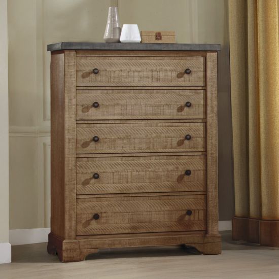 New Classic® Home Furnishings Augusta Rustic Brown Chest-1
