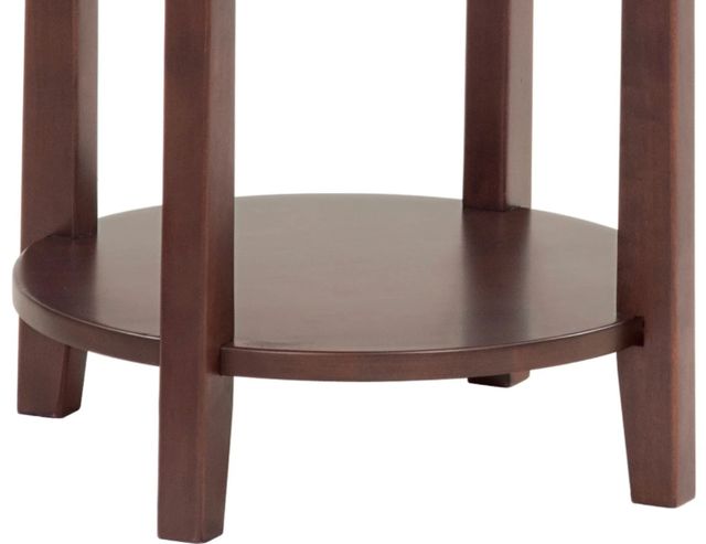 Whittier Wood® Furniture McKenzie Caffe Round Side Table-2