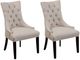 Bassett Mirror Fortnum II 2-Piece White Chair-0
