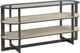 Hammary® Portrait Glass Top Sofa Table with Matte Black Base-0