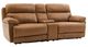 Steve Silver Co. Gatlin 3-Piece Brown Leather Dual-Power Reclining Loveseat-0