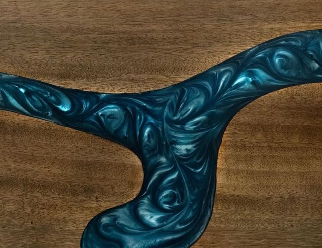 International Furniture Direct Zaphiro Brown Console-4