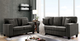 Furniture of America® Pingree Dark Gray Loveseat-1