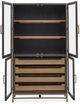 Magnussen Home® Lindon Two Tone Belgian Wheat/Coffee Bean Dining Cabinet-3