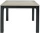 Signature Design by Ashley® Mount Valley Driftwood Outdoor Dining Table with Black Legs-2