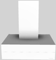 Vent-A-Hood® 30" White Contemporary Wall Mounted Range Hood-0