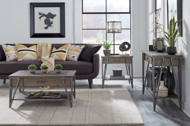 Null Furniture 1019 Smoke/Titanium Media Console-1