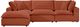 TOV Furniture Cali 4-Piece Rust Modular Sectional-3