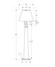 Monarch Specialties Inc. Black 62" Floor Lamp-2