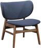 New Classic® Home Furnishings Alder Blue/Walnut Upholstered Lounge Chair-0
