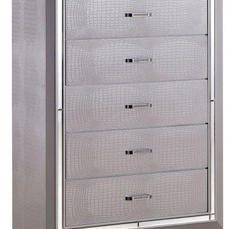 Furniture of America® Bellanova Silver Chest-3