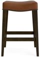 Bassett® Furniture Customizable Vail Leather Saddle Counter Stool-1