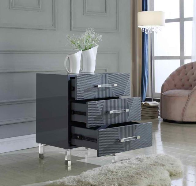 Meridian Furniture Anastasia Grey Side Table-3