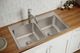 Elkay Lustertone® Classic Lustrous Satin 37" x 22" x 10-1/8" 2-Hole Equal Double Bowl Drop-In Sink-2