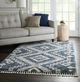 Nourison Home™ Oslo Shag Denim Blue 5'x8' Area Rug-1