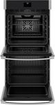 GE® 27" Stainless Steel Double Electric Wall Oven-2