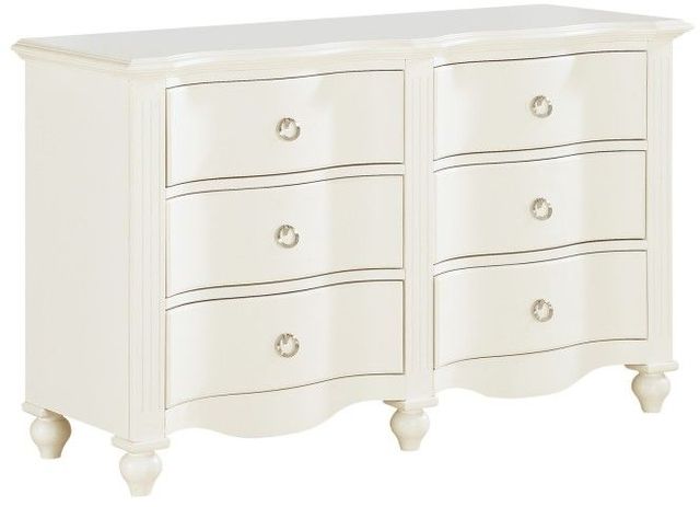 Homelegance® Meghan White Youth Dresser-1