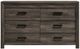 Elements International Eleanor Mocha Gray Dresser -3