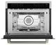 ZLINE Autograph Edition 24" 1.6 Cu. Ft. Stainless Steel Built-in Convection Microwave Oven with Polished Nickel Helix Handle-4