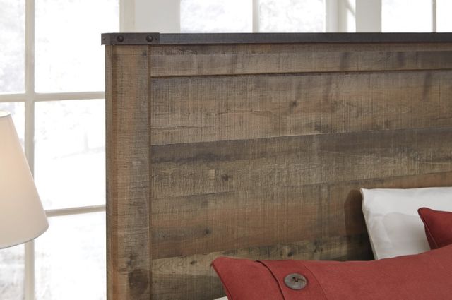 Signature Design by Ashley® Trinell Brown Youth Full Panel Bed with 1-Drawer Storage-2