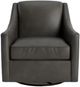 Bassett® Furniture Customizable Corinna Leather Swivel Chair-1