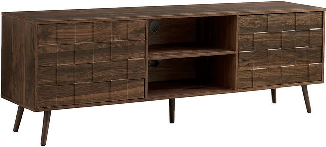 Monarch Specialties Inc. Walnut 72" TV Stand-0