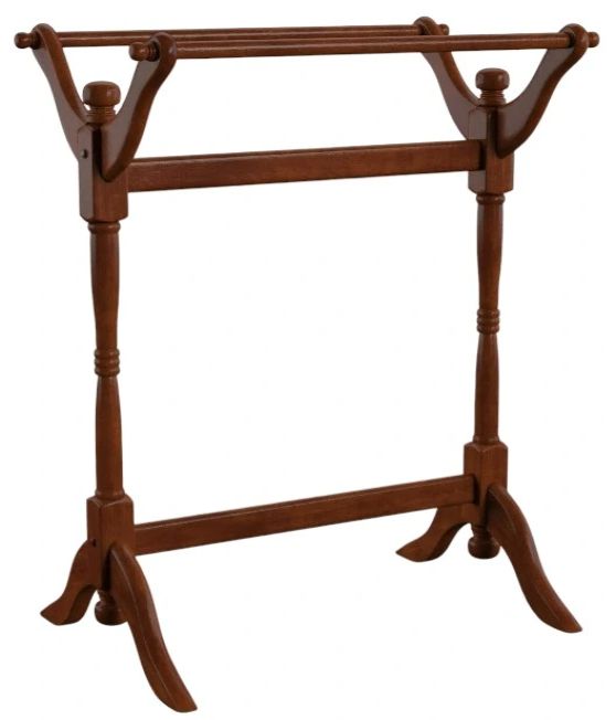 Powell® Boone Heirloom Cherry Blanket Rack-0