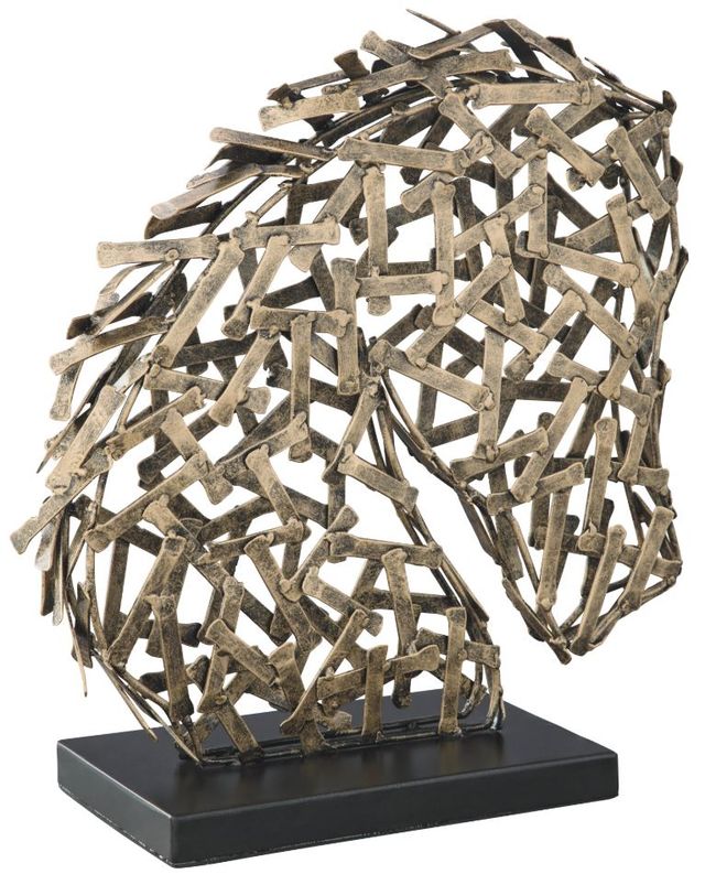 Signature Design by Ashley® Nahla Antique Gold Sculpture-0
