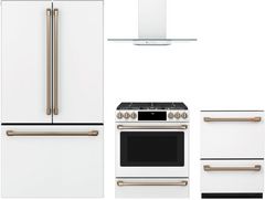 Café™ 4 Piece Matte White Kitchen Package