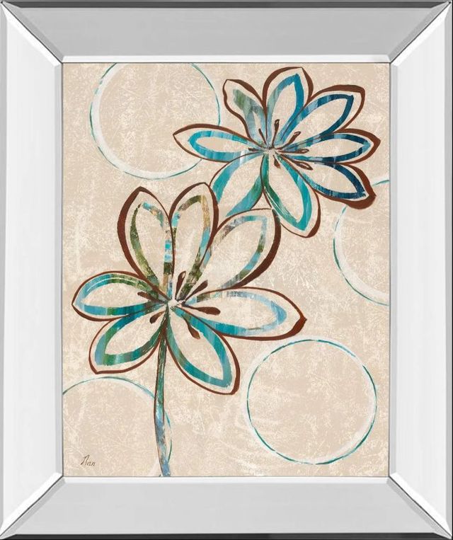 Classy Art Tie Dye I by Nan Mirror Framed Wall Art-0