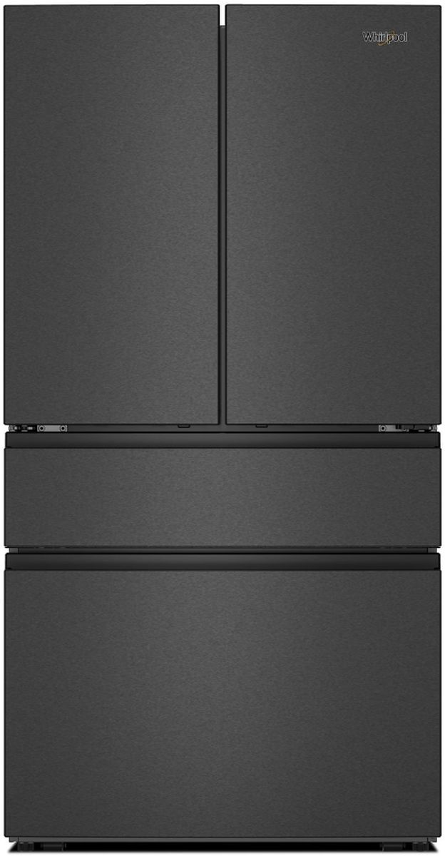 Whirlpool® 36" 29.8 Cu. Ft. FingerPrint Resistant Black Stainless Steel French Door Refrigerator with Flexible Temperature Drawer-0