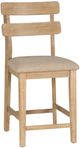 Powell® Daly Beige/Natural Counter Stool-0