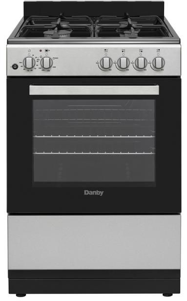 Danby 24" Stainless Steel Freestanding Gas Range-0