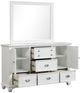New Classic® Home Furnishings Jamestown White Dresser and Mirror Set-3