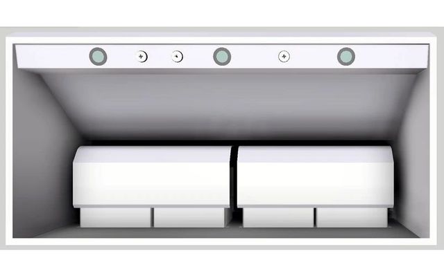 Vent-A-Hood® 48" White Wall Hood-3