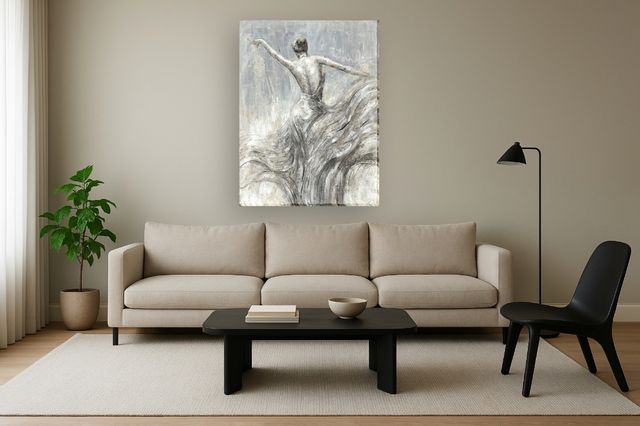 Classy Living Ethereal Grace in Motion Wall Art-1